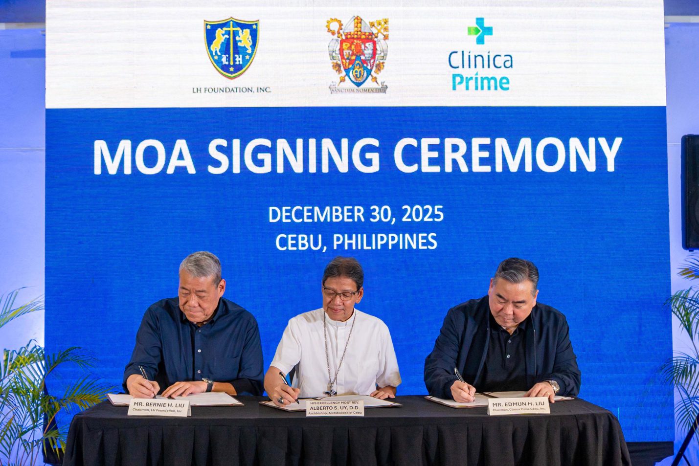 A group of men signing papers AI-generated content may be incorrect.