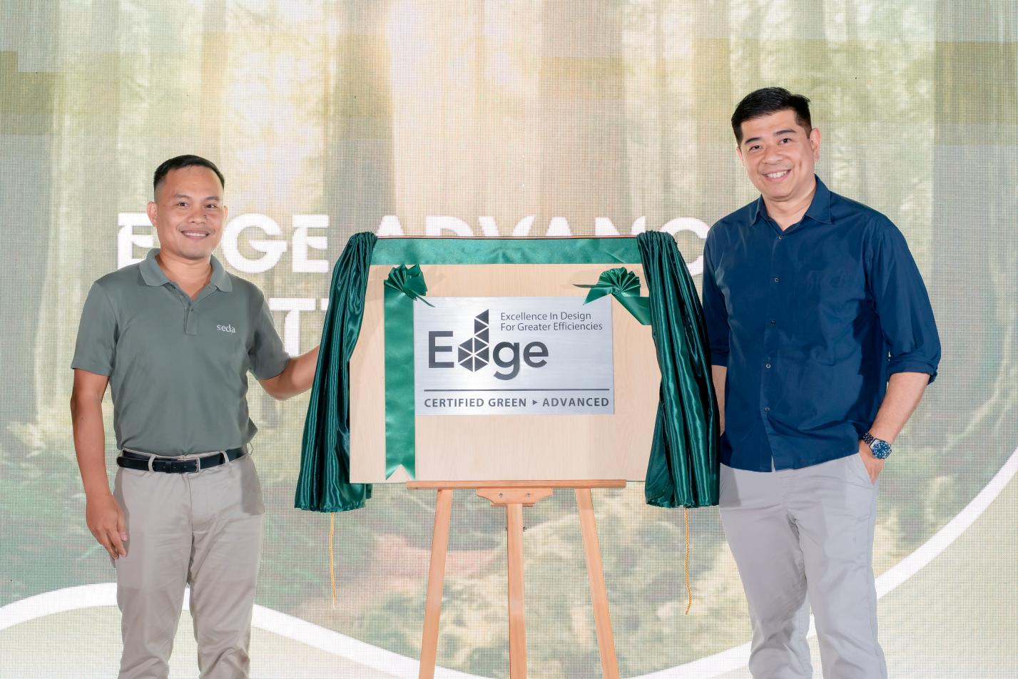 Edge Advance Certification, first in Cebu City, unveiled by Cluster General Manager Ron Manalang and Chief Engineer Alfie Dalapo