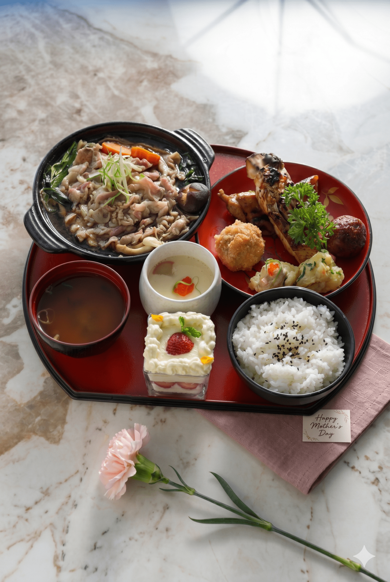 Umisho Mothers Day Sukiyaki Set