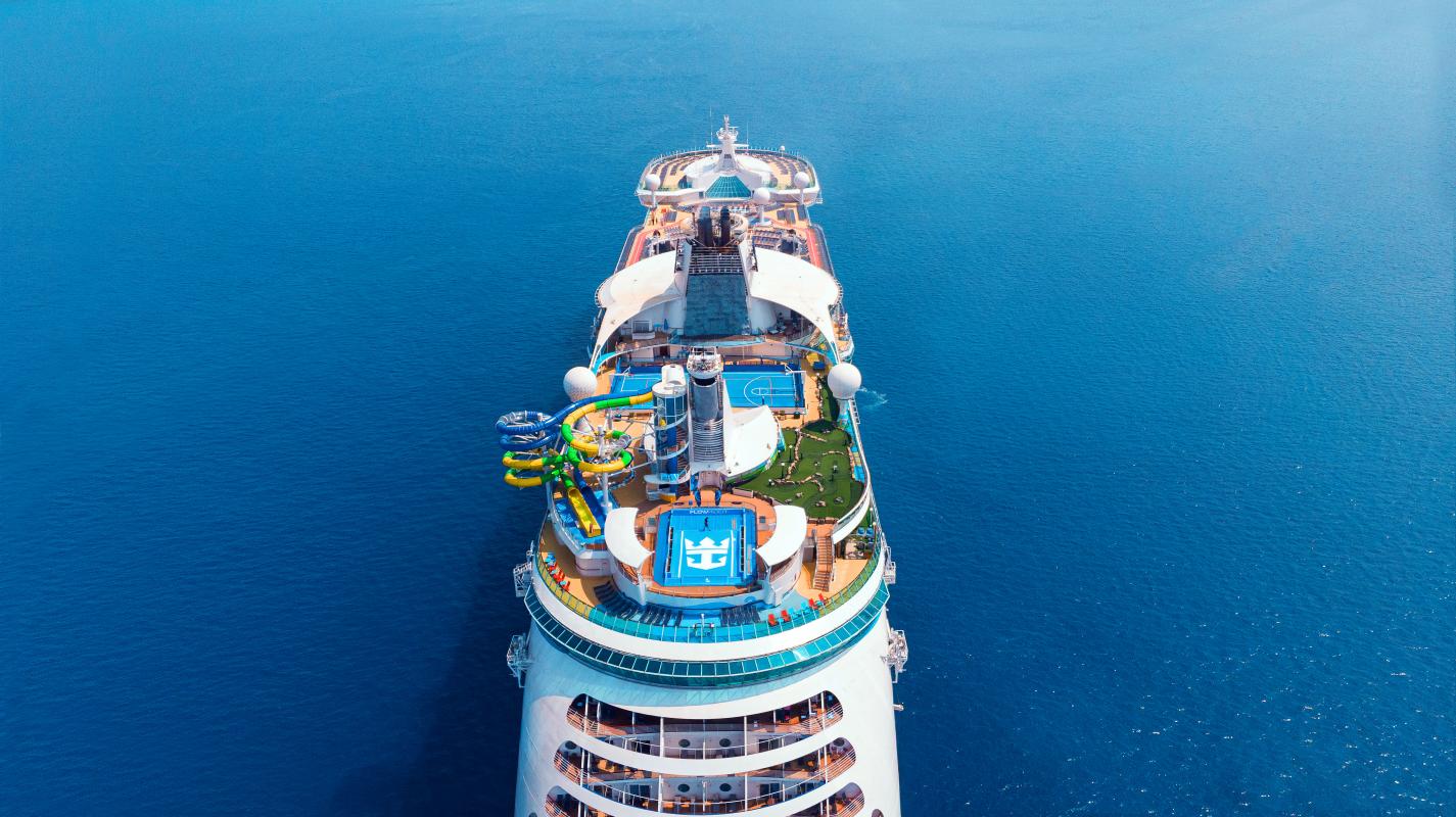 Voyager of the Seas features adventures for vacationers of all ages to make memories, including The Perfect Storm duo of racing waterslides, the FlowRider surf simulator, mini golf and more