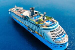 Voyager of the Seas features adventures for vacationers of all ages to make memories, including The Perfect Storm duo of racing waterslides, the FlowRider surf simulator, mini golf and more (1)