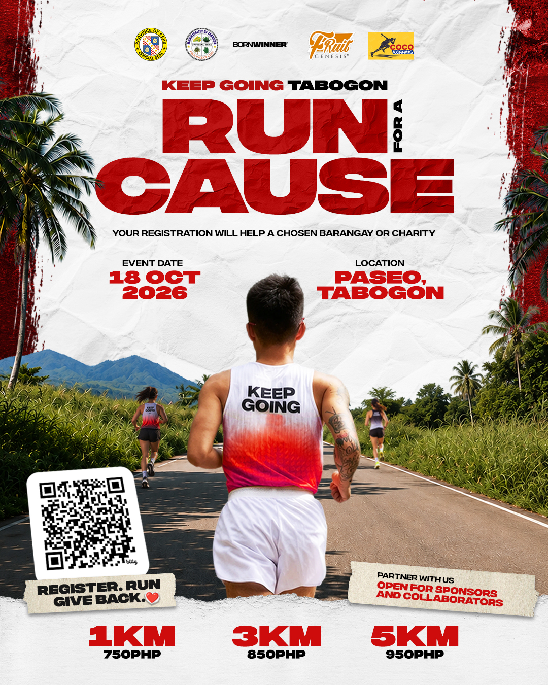 Keep Going - Tabogon - Front Poster